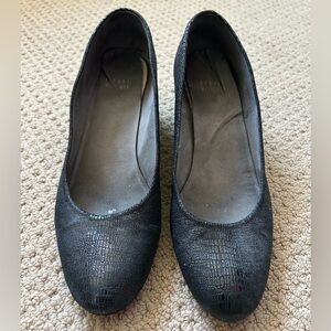 Textured Wedge Pumps, Size 8.5 by Stuart Weitzman